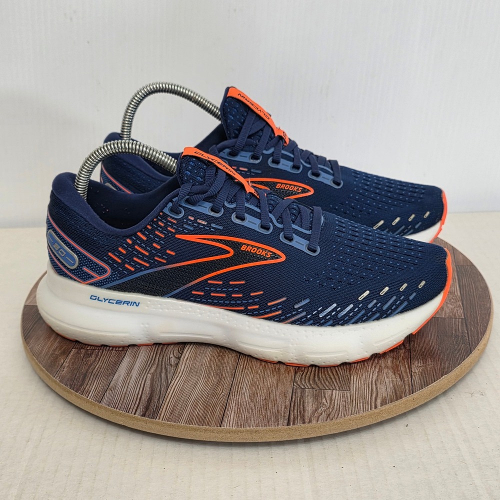 Brooks Glycerin 20 Shoes Mens Size Size 8 D‎ Blue Running Sneakers 1103821D444